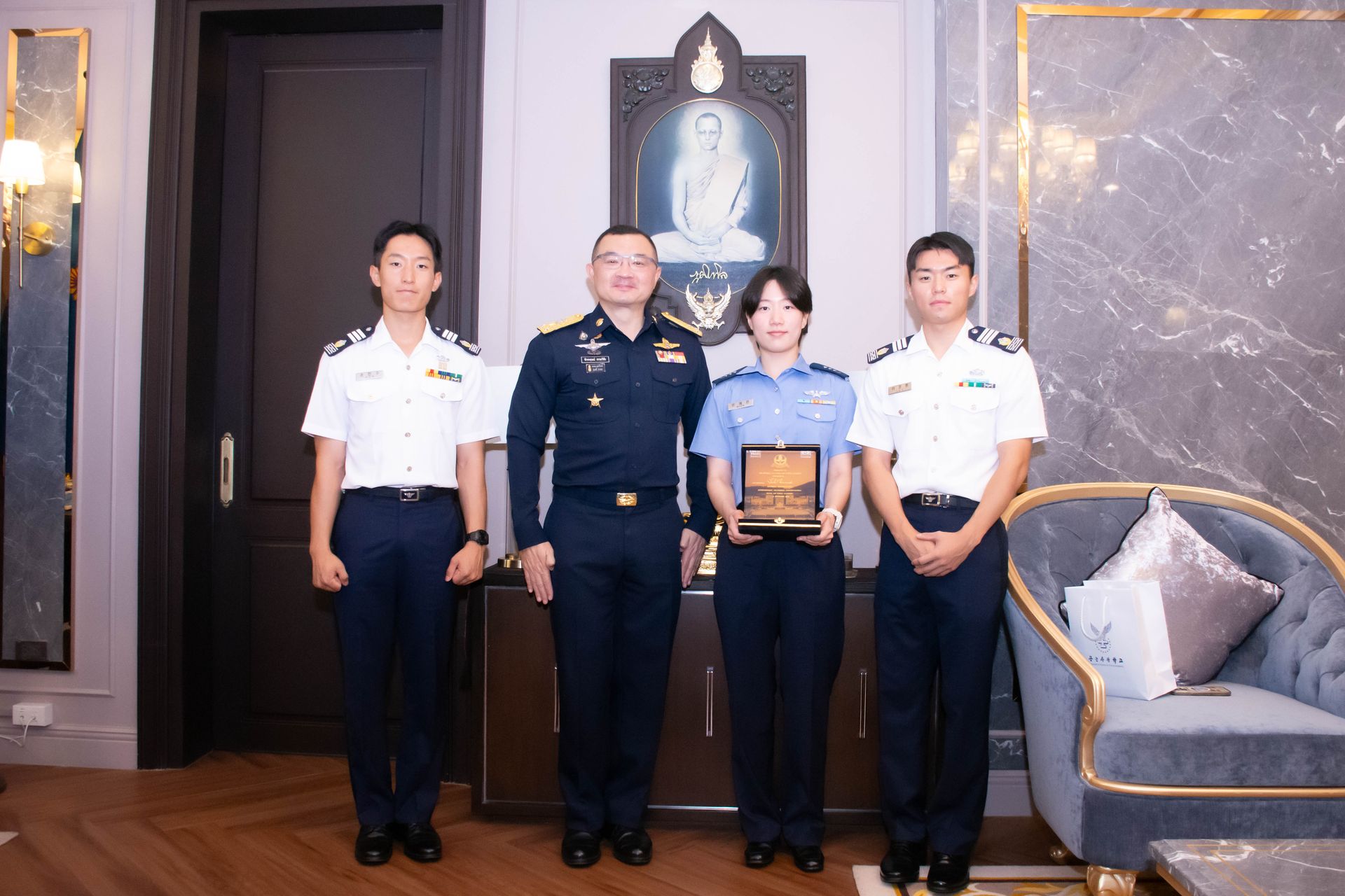 โรงเรียนนายเรืออากาศสาธารณรัฐเกาหลี เยี่ยมชมกิจการ | โรงเรียนนายเรือ ...